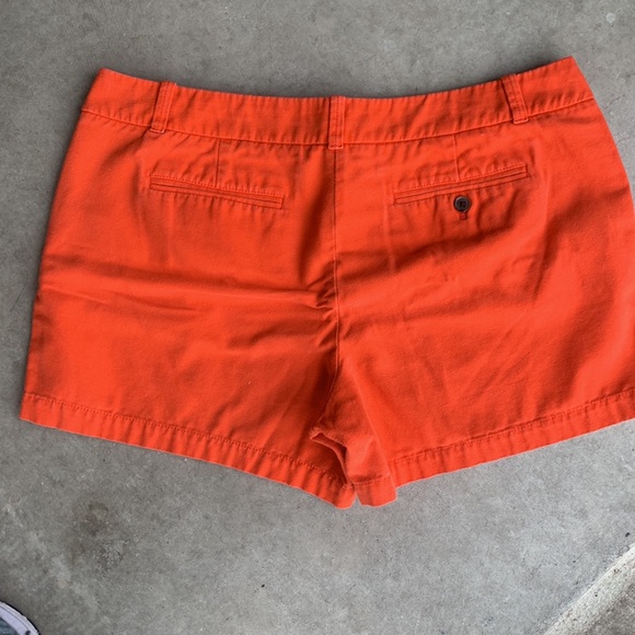 J. Crew Orange Shorts - Picture 2 of 3